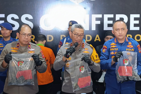 Polda Gorontalo Bongkar Penyelundupan Batu Hitam, 1 Tersangka Pemalsuan Dokumen Karantina Ditahan